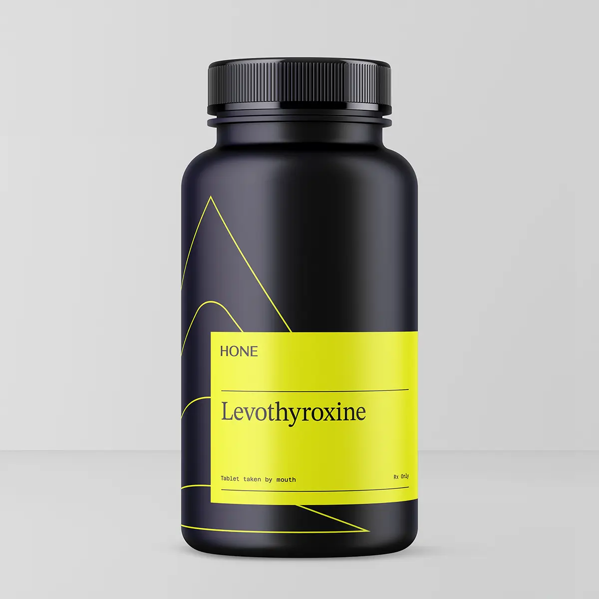 Hone branded bottle of Levothyroxine