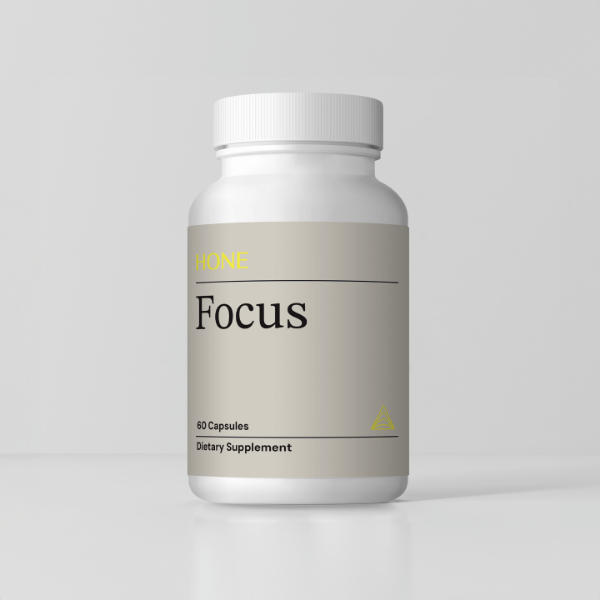 Focus Roots Supplement Focus: Cognition Supplement with L-Theanine & B12 | Hone